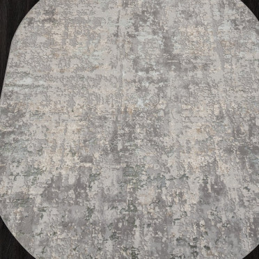 Ковер F165 - CREAM-BLUE - Овал - коллекция LIMAN