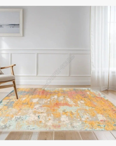 Ковер бельгийский 466150990 Bloom (PP Heatset Высокоплотный, разноцветный)