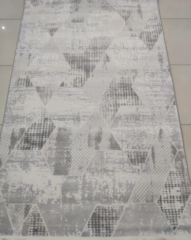 Ковер турецкий 4765A Olivia (Полиэстер, серый)