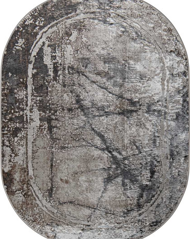 Ковер турецкий 38557A Eliza (полиэстер хит сет, бежевый, серый)