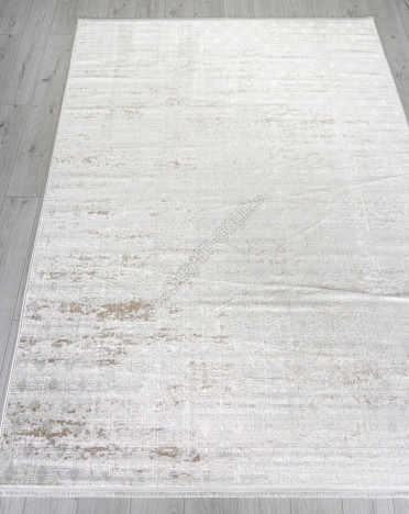 Ковер турецкий 32585A SHINE (Полиэстер, кремовый)