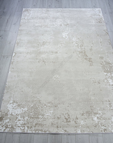 Российский ковер Меринос SPRING MP37 (PP Heatset Высокоплотный, бежевый, серый)