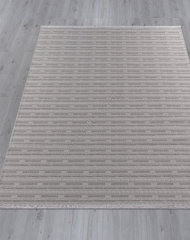 Турецкий ковер Turcia MODEL 09634 (Полиэстер, серый)