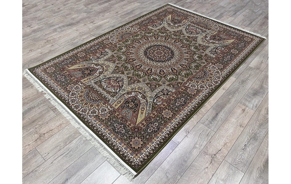 Ковер турецкий Абришим 3809 yesil