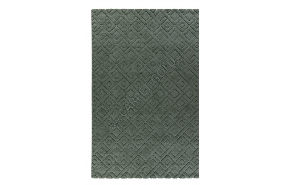 Рельефный турецкий ковер Sofia 0E426A D.GREEN