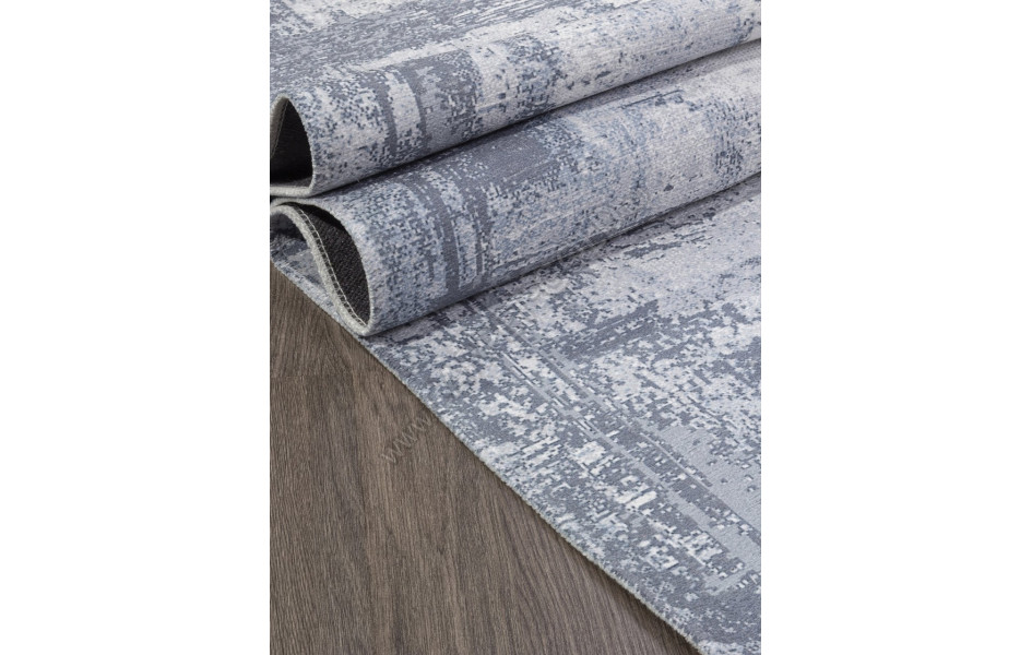 Ковер AB074A - GREY / BLUE - Прямоугольник - коллекция LOTUS