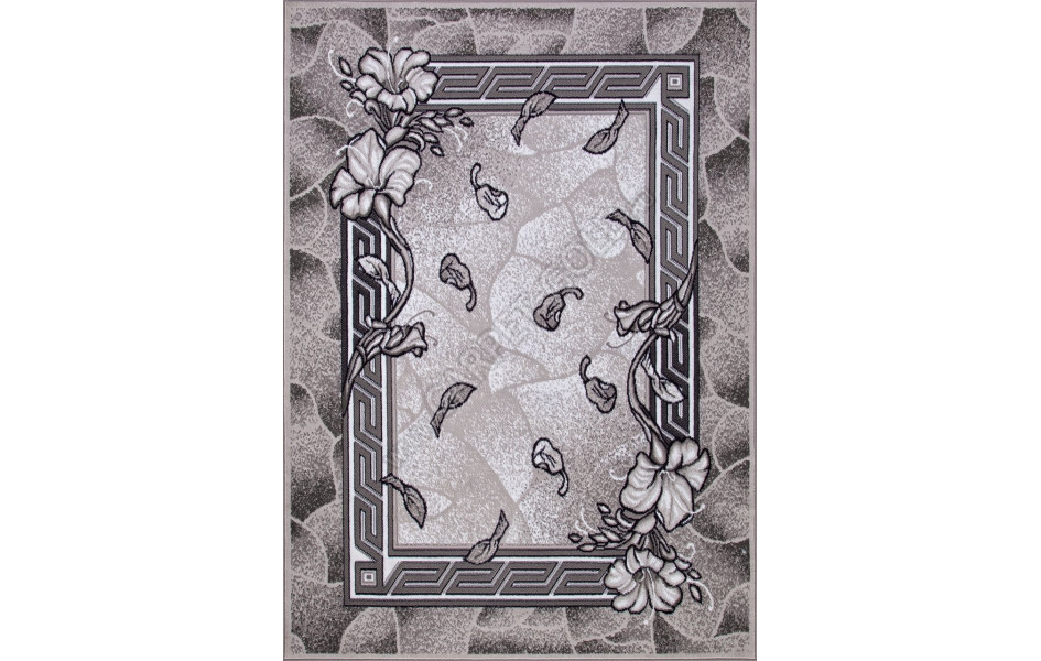 Ковер D201 - GRAY - Прямоугольник - коллекция SILVER