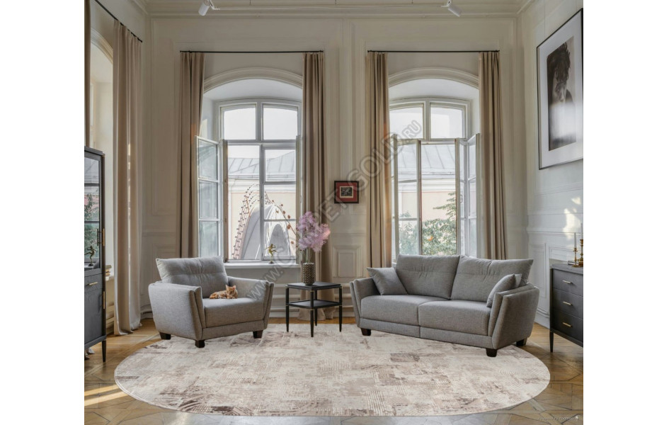 Ковер MX017 - BEIGE - Овал - коллекция MEXX