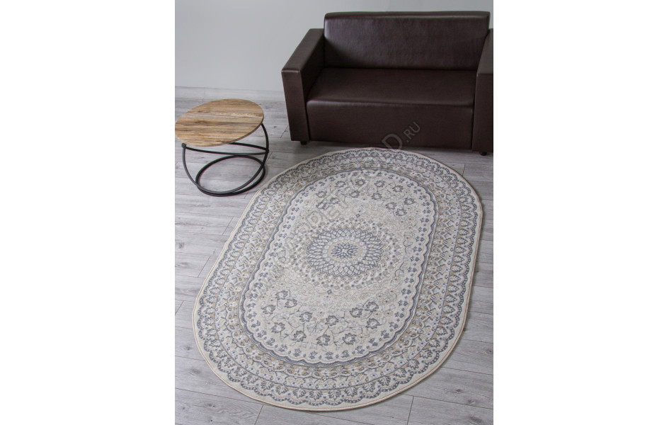 Ковер F399 - BEIGE - Овал - коллекция CUBA