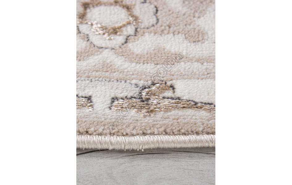 Ковер 04089A - CREAM HB / LIGHT GRI HB - Овал - коллекция NOVA